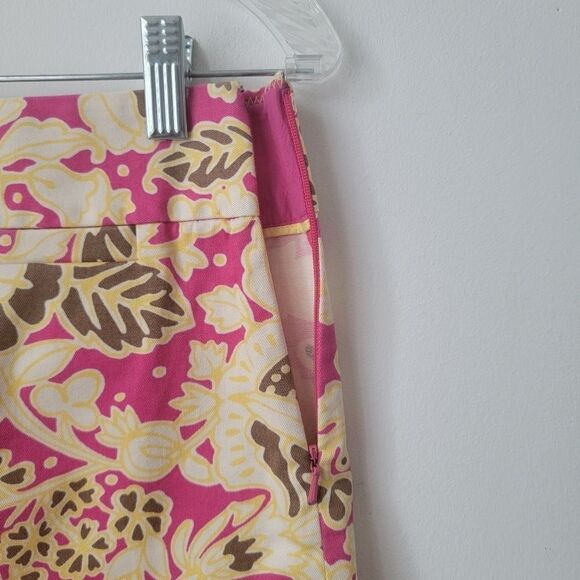 J. CREW Floral Mini Skirt Multicolor Size 0 - Picture 4 of 5